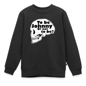 be johnny or not to be - Sweat Premium enfant bio - noir - Devant - AI Model Kid Female (0cm)