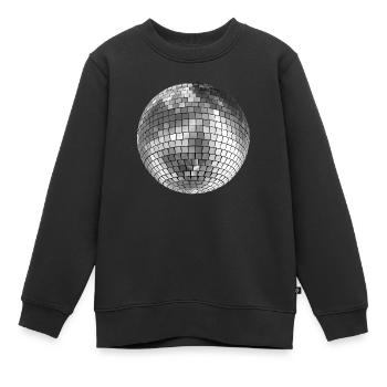 Discokugel mirrorball - Kinder Premium Organic Sweatshirt - Schwarz - Vorne - AI Model Kid Female (0cm)