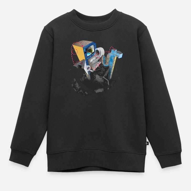Parkour - Kinder Premium Organic Sweatshirt - Schwarz
