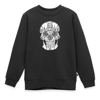 Freimaurer Innard - Kinder Premium Organic Sweatshirt - Schwarz - Vorne - AI Model Kid Female (0cm)