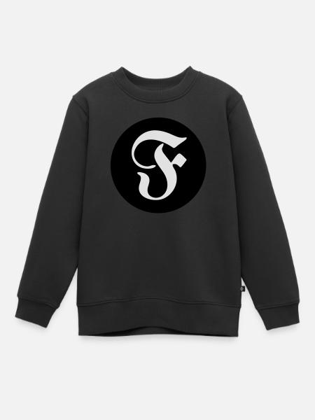 Frankfurt - Sweat Premium enfant bio - noir