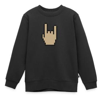 Chill - Kinder Premium Organic Sweatshirt - Schwarz - Vorne - AI Model Kid Female (0cm)