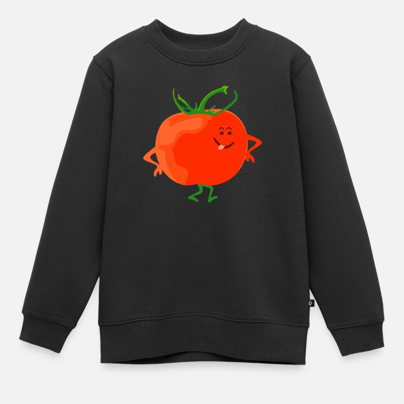 Tomate - Sweat Premium enfant bio - noir