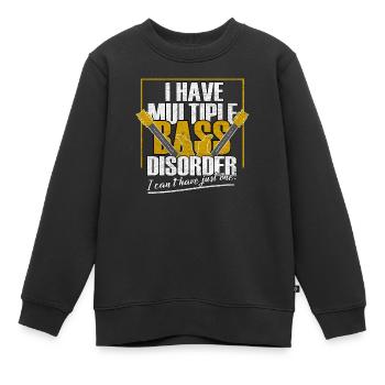 Basser - Sweat Premium enfant bio - noir - Devant - AI Model Kid Female (0cm)