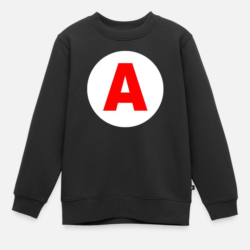 A learner - Kids Premium Organic Sweatshirt - black
