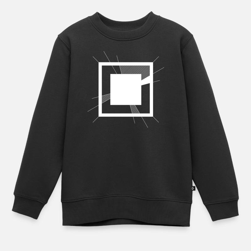 Abstract 2 - Kinder Premium Organic Sweatshirt - Schwarz