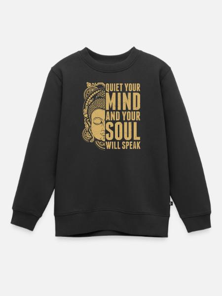 L’ de l’hindouisme parle bouddhiste Cooles - Sweat Premium enfant bio - noir