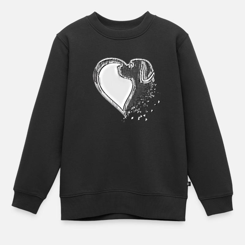 Propriétaire de chien - Sweat Premium enfant bio - noir