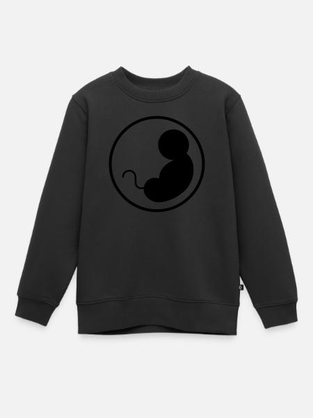 Enceinte - Bébé - Maternité - Grossesse - Sweat Premium enfant bio - noir