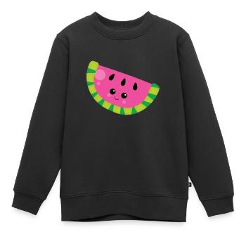 FRUITS - Sweat Premium enfant bio - noir - Devant - AI Model Kid Female (0cm)