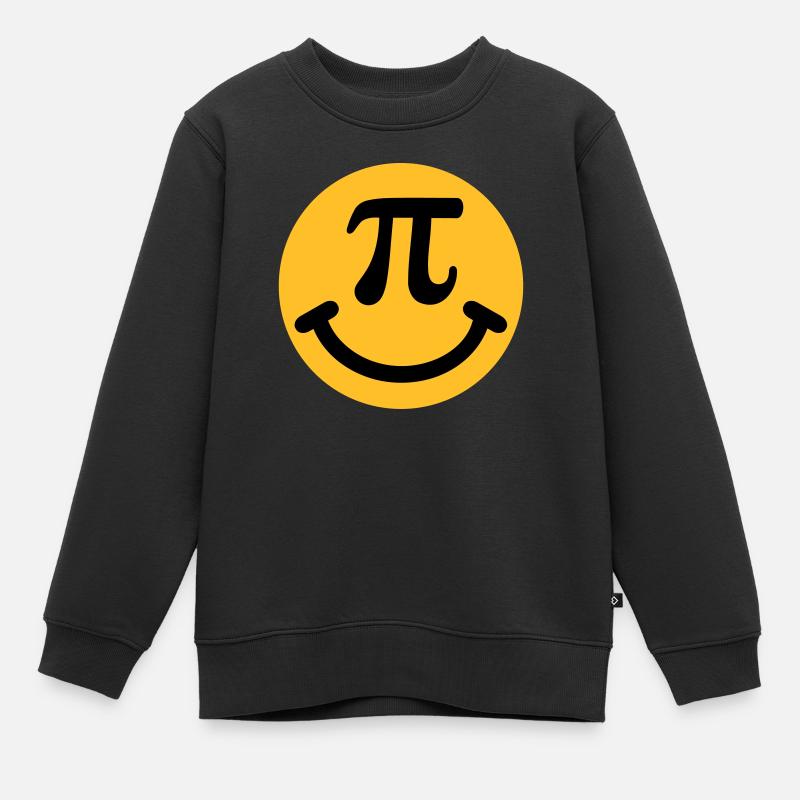 Pi - Kinder Premium Organic Sweatshirt - Schwarz