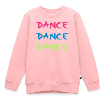 Dance - Kinder Premium Organic Sweatshirt - Rosa - Vorne - AI Model Kid Female (0cm)