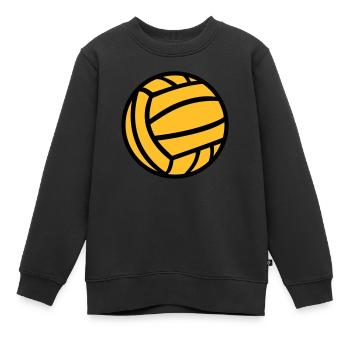 Wasserball - Kinder Premium Organic Sweatshirt - Schwarz - Vorne - AI Model Kid Female (0cm)