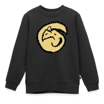 Lieertier schlafen schlafe winterschlaf - Kinder Premium Organic Sweatshirt - Schwarz - Vorne - AI Model Kid Female (0cm)