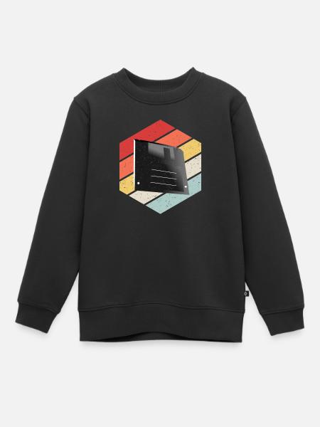 Disquette Floppy Disk - Sweat Premium enfant bio - noir