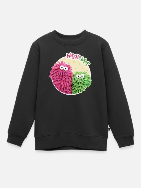 Wisch & Mop - Kinder Premium Organic Sweatshirt - Schwarz