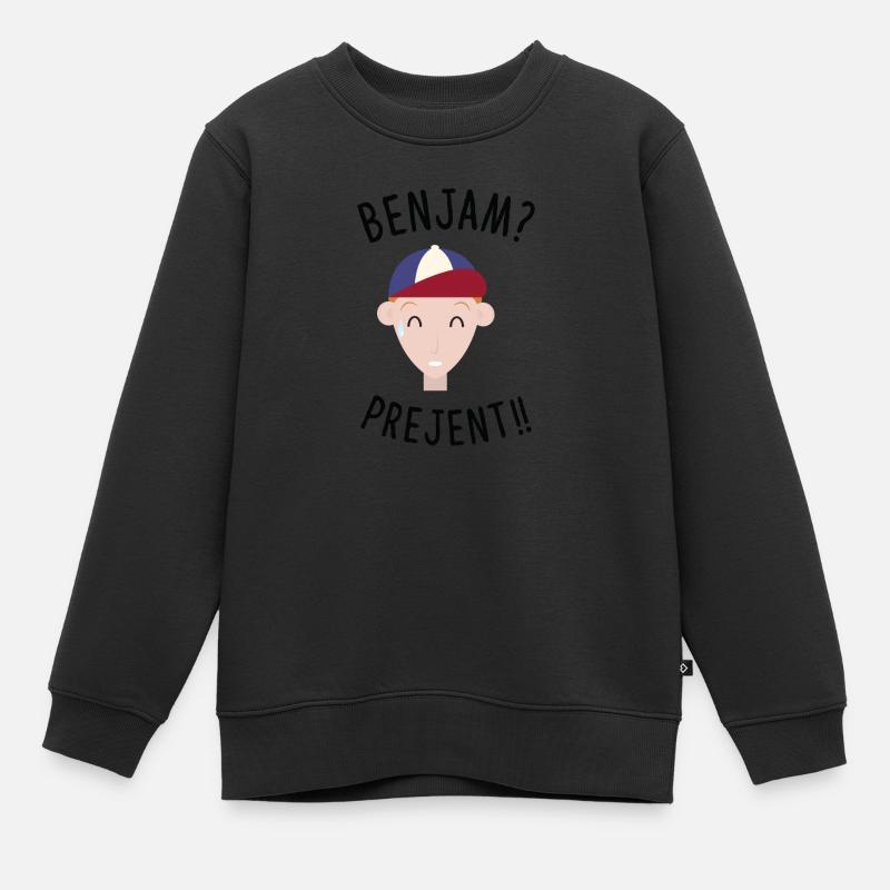 Benjam Préjent - Sweat Premium enfant bio - noir