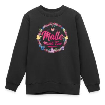 malle maedels tour - Kinder Premium Organic Sweatshirt - Schwarz - Vorne - AI Model Kid Female (0cm)
