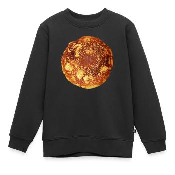 Crêpes - crêpes - Sweat Premium enfant bio - noir - Devant - AI Model Kid Female (0cm)