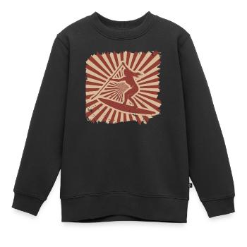 Stand up paddling - Kinder Premium Organic Sweatshirt - Schwarz - Vorne - AI Model Kid Female (0cm)