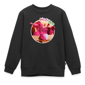 Käsefüße-Krake - Kinder Premium Organic Sweatshirt - Schwarz - Vorne - AI Model Kid Female (0cm)