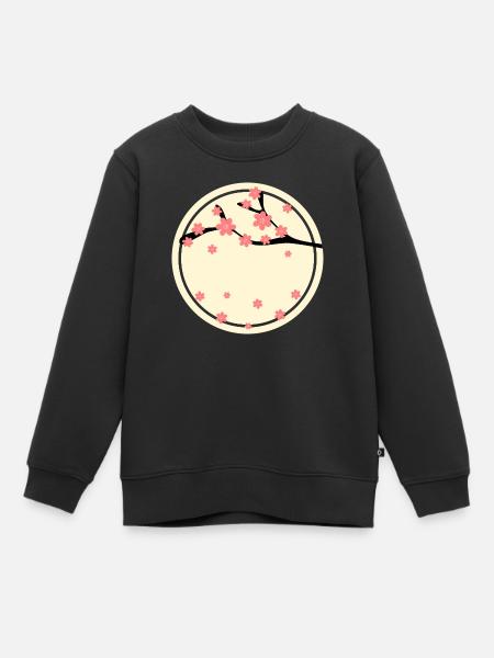 Namen Schild Namensschild zum Personalisieren - Kinder Premium Organic Sweatshirt - Schwarz