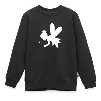 Fee - Kinder Premium Organic Sweatshirt - Schwarz - Vorne - AI Model Kid Female (0cm)