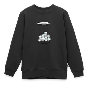 cute sugar - Kinder Premium Organic Sweatshirt - Schwarz - Vorne - AI Model Kid Female (0cm)