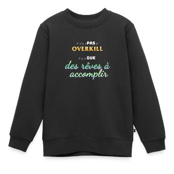 League of legend : Overkill - Sweat Premium enfant bio - noir - Devant - AI Model Kid Female (0cm)