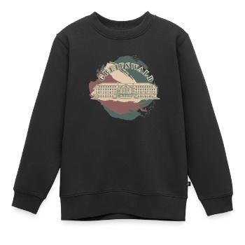 Université de Greifswald - Sweat Premium enfant bio - noir - Devant - AI Model Kid Female (0cm)