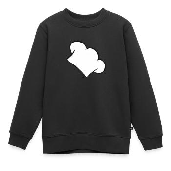 Kochmütze Koch Hobbykoch Kochen Geschenk - Kinder Premium Organic Sweatshirt - Schwarz - Vorne - AI Model Kid Female (0cm)