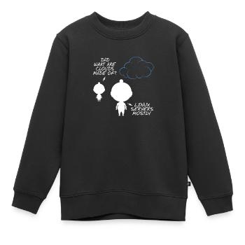Programmeur - Sweat Premium enfant bio - noir - Devant - AI Model Kid Female (0cm)