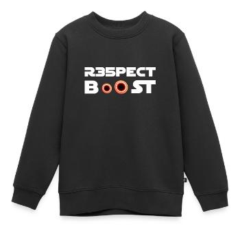 R35PECT Boost GTR R35 hommage pour les accordeurs et les fans - Sweat Premium enfant bio - noir - Devant - AI Model Kid Female (0cm)