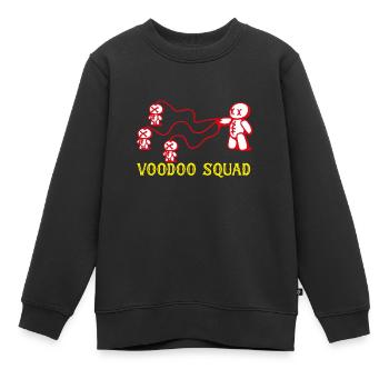 Voodoo Squad - Kinder Premium Organic Sweatshirt - Schwarz - Vorne - AI Model Kid Female (0cm)