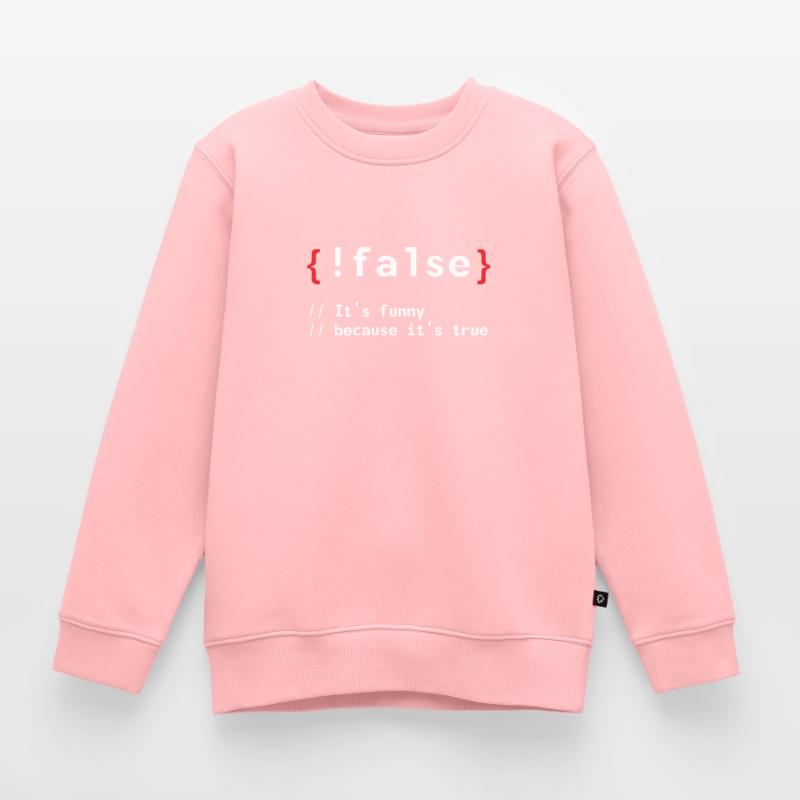 Coding Debug Admin Programme Cadeau Sweat Premium enfant bio