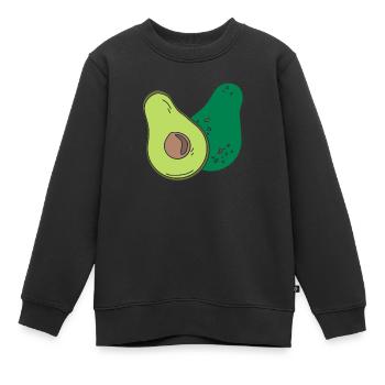 Avocado - Kinder Premium Organic Sweatshirt - Schwarz - Vorne - AI Model Kid Female (0cm)