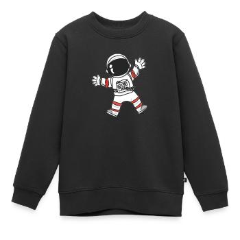 Astronaute - Sweat Premium enfant bio - noir - Devant - AI Model Kid Female (0cm)