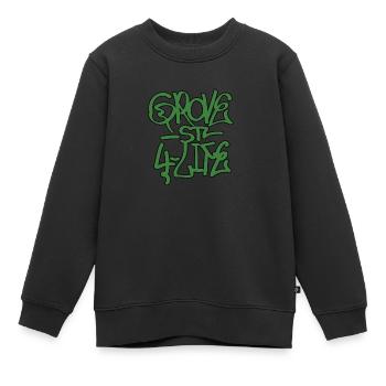 Grove Street - GTA - San Andreas - Sweat Premium enfant bio - noir - Devant - AI Model Kid Female (0cm)