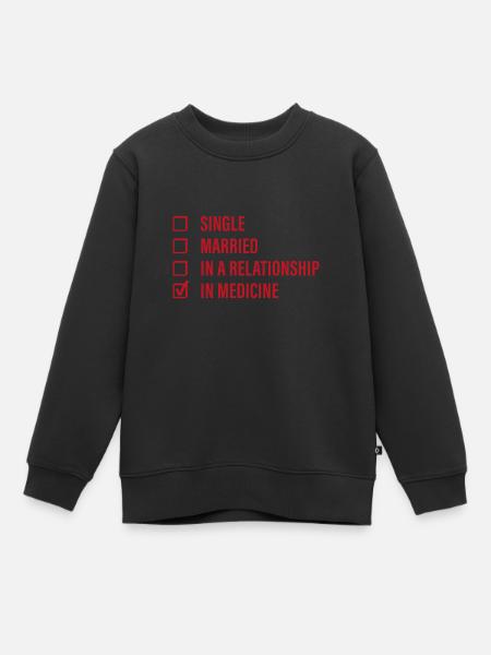 Cadeau de graduation universitaire en médecine étudiante - Sweat Premium enfant bio - noir
