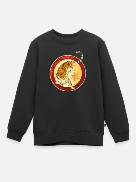 WengChunMH Logo 2 - Kinder Premium Organic Sweatshirt - Schwarz