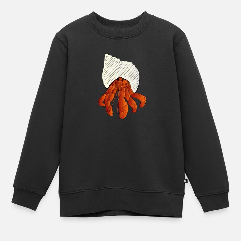 Le Bernard l'ermite l'hermite - Sweat Premium enfant bio - noir