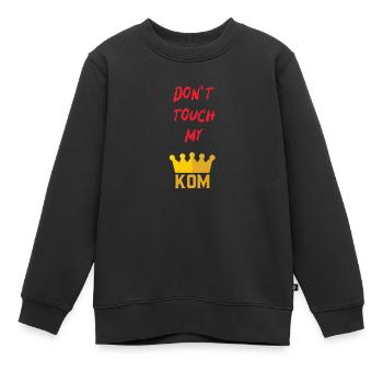 Fass mein kom nicht an - Kinder Premium Organic Sweatshirt - Schwarz - Vorne - AI Model Kid Female (0cm)