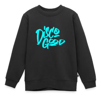 Disco Good - Kinder Premium Organic Sweatshirt - Schwarz - Vorne - AI Model Kid Female (0cm)