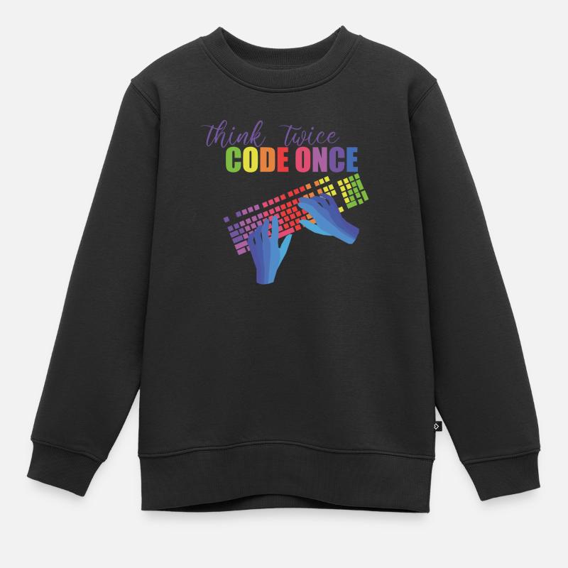 Programmierer - Kinder Premium Organic Sweatshirt - Schwarz