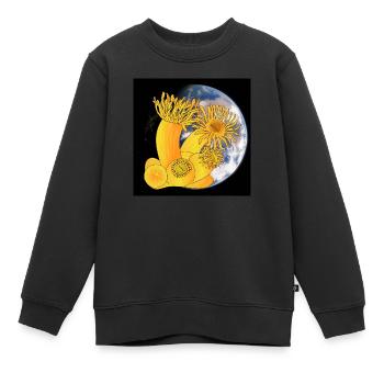 Korallen Polypen Korallen Planeten Erde - Kinder Premium Organic Sweatshirt - Schwarz - Vorne - AI Model Kid Female (0cm)