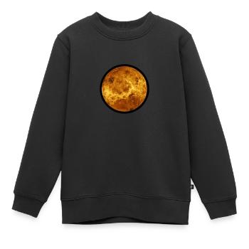 Venus - Kinder Premium Organic Sweatshirt - Schwarz - Vorne - AI Model Kid Female (0cm)