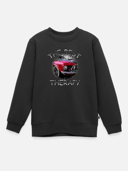 Auto - Kinder Premium Organic Sweatshirt - Schwarz