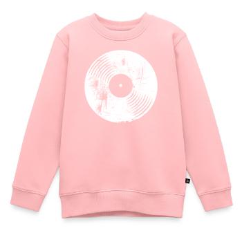Vinyle - Sweat Premium enfant bio - rose - Devant - AI Model Kid Female (0cm)
