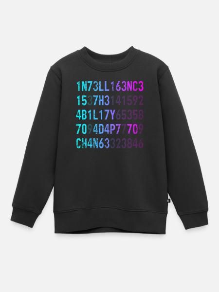 L’intelligence est la capacité de s’adapter au changement - Sweat Premium enfant bio - noir
