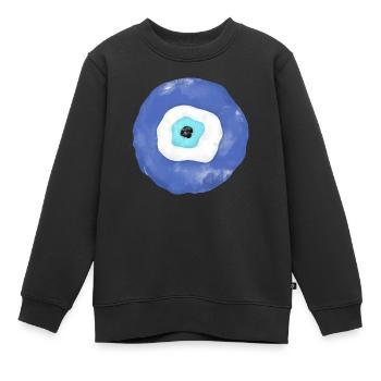 Nazar - Sweat Premium enfant bio - noir - Devant - AI Model Kid Female (0cm)